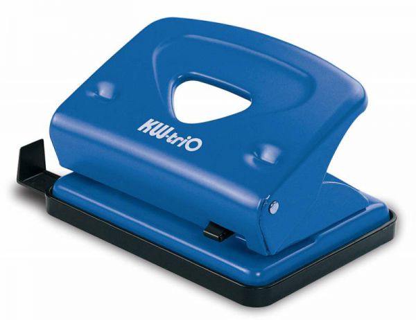 Дырокол KW-trio 942blu Classic Medium до 16 листов синий выдвижная линейка