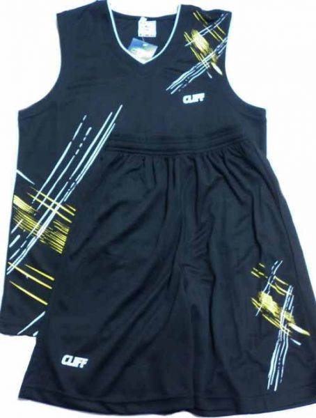 Комплект баскетбольной формы Cliff 3280 3XL 50-52 Черный